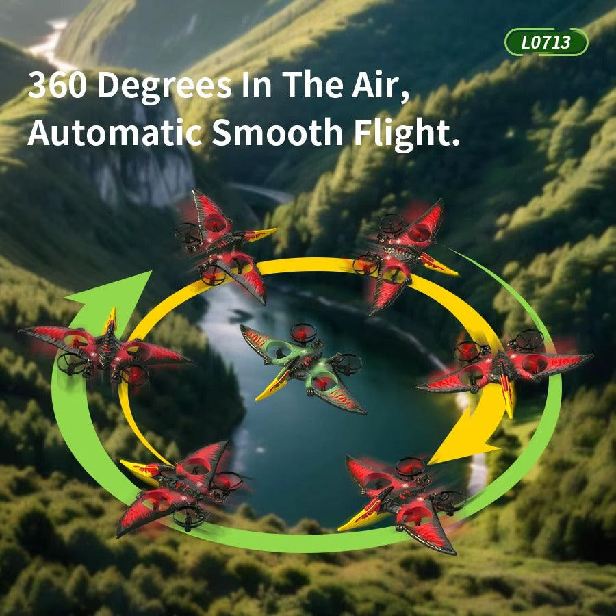 3D Aerial Tumbling Stunts + Colorful LED Navigation Lights + Headless Mode (Beginner-Friendly